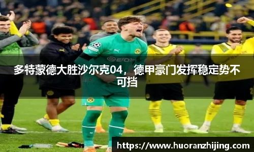 多特蒙德大胜沙尔克04，德甲豪门发挥稳定势不可挡